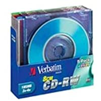 Verbatim 8 cm Datos sucesoras-música (185mb-21mins)- 5 Paquete fanoriginals